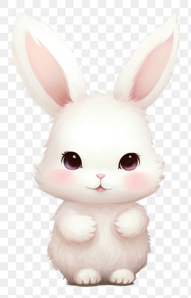 PNG Cute bunny wallpaper cartoon animal mammal. AI generated Image by rawpixel.