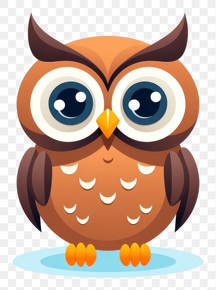PNG Owl cartoon animal nature. AI generated Image by rawpixel.