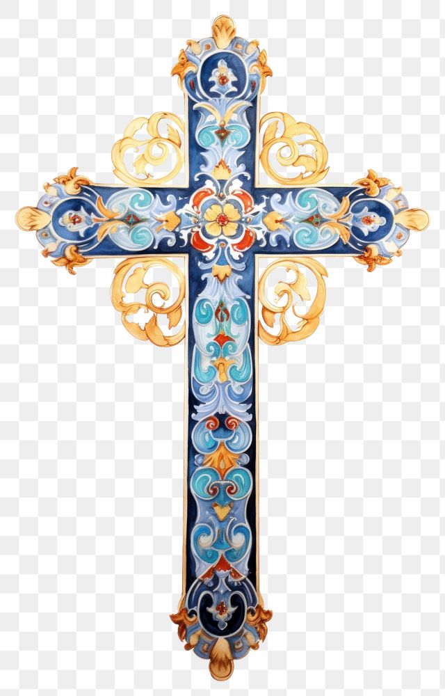 PNG  Cross crucifix symbol spirituality. AI generated Image by rawpixel.