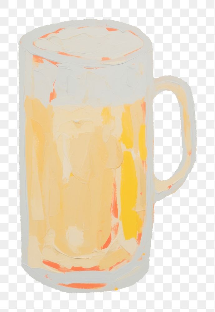 PNG Beer pint glass drink cup. AI generated Image by rawpixel.