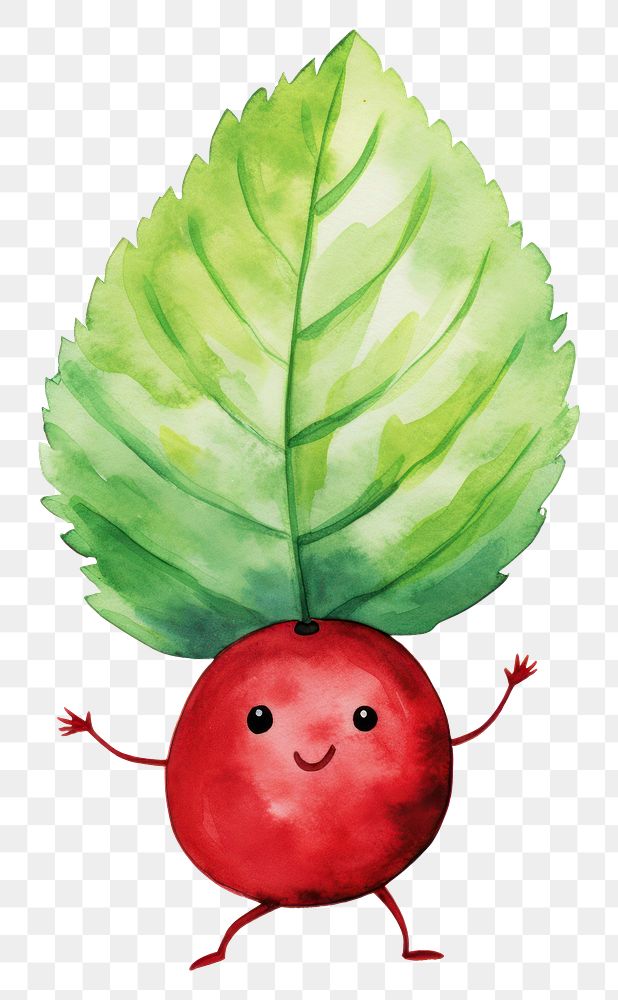 PNG  Beetroot dancing plant food leaf. AI generated Image by rawpixel.