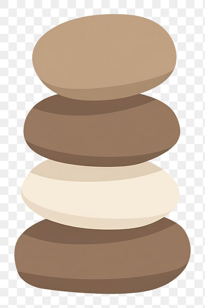 PNG 3 pebble stacked on top each other food confectionery chandelier. AI generated Image by rawpixel.