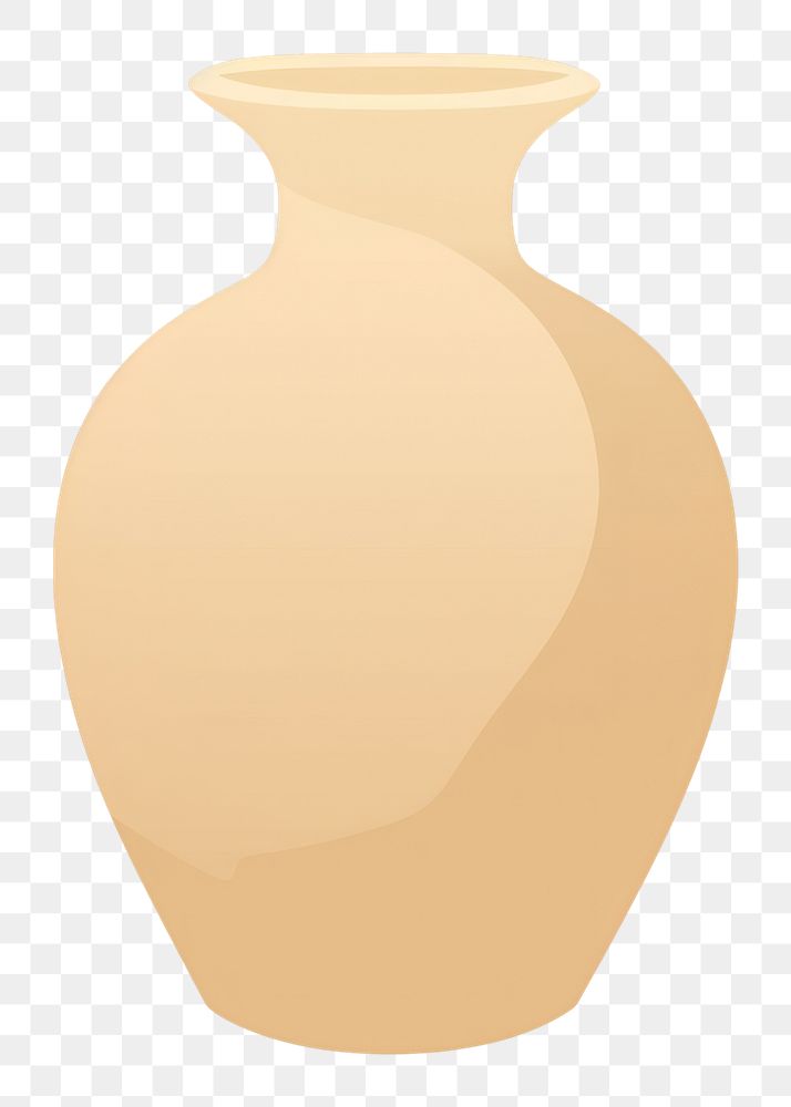 PNG Vase pottery earthenware simplicity. AI generated Image by rawpixel.