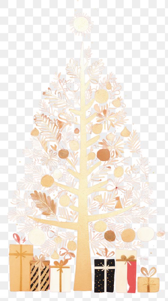 PNG Christmas pattern tree pink. AI generated Image by rawpixel.