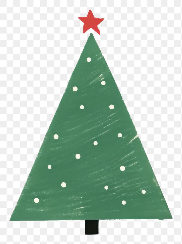 PNG Christmas tree paper illuminated celebration. AI generated Image by rawpixel.
