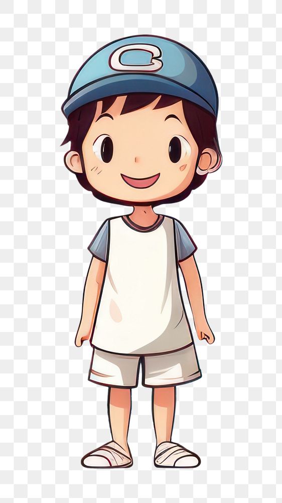 PNG  Vacation cartoon child cute. AI generated Image by rawpixel.