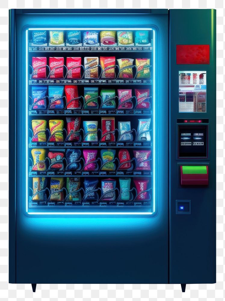 PNG Vending machine refrigerator technology variation. AI generated Image by rawpixel.