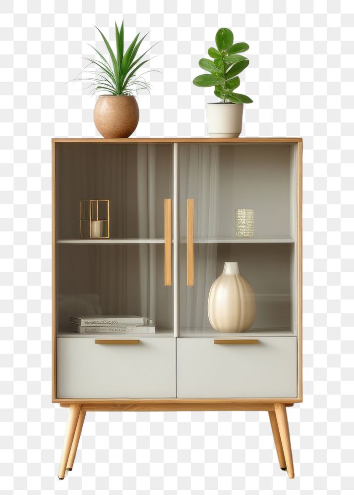 PNG Cabinet clean minimal modern furniture sideboard architecture. AI generated Image by rawpixel.