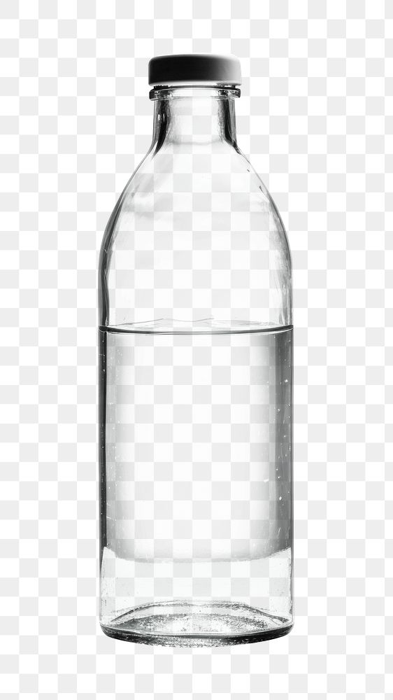 PNG Bottle glass drink refreshment. AI generated Image by rawpixel.