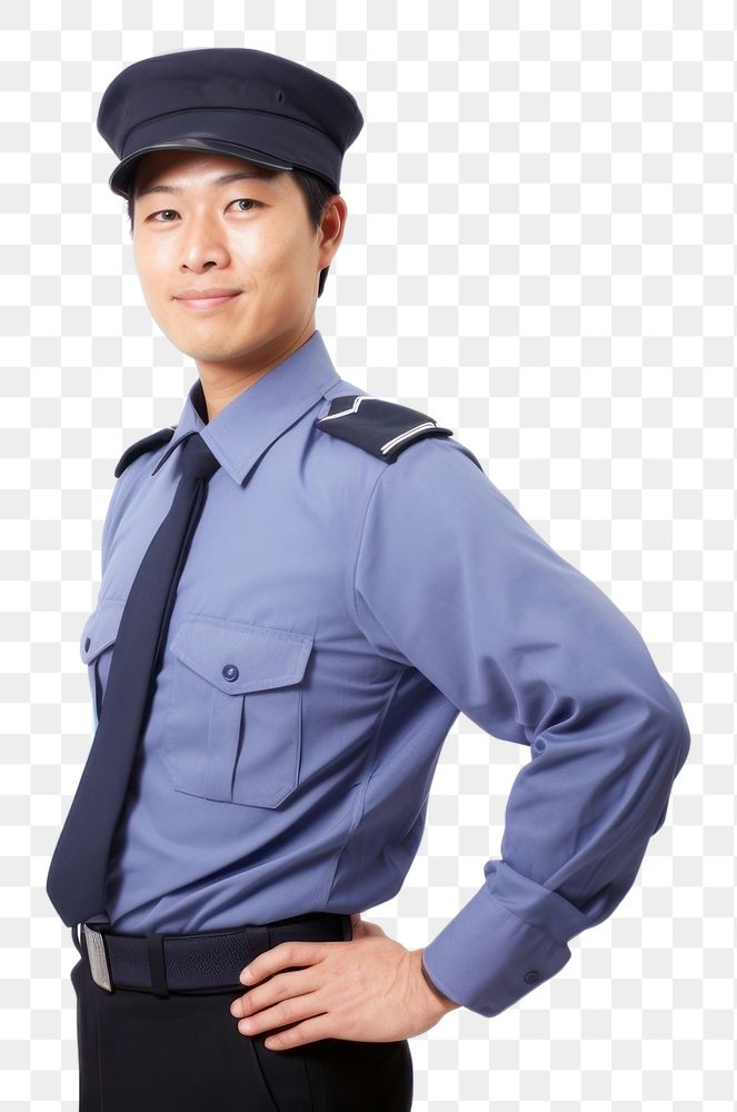 PNG Security guard officer adult white background. AI generated Image by rawpixel.
