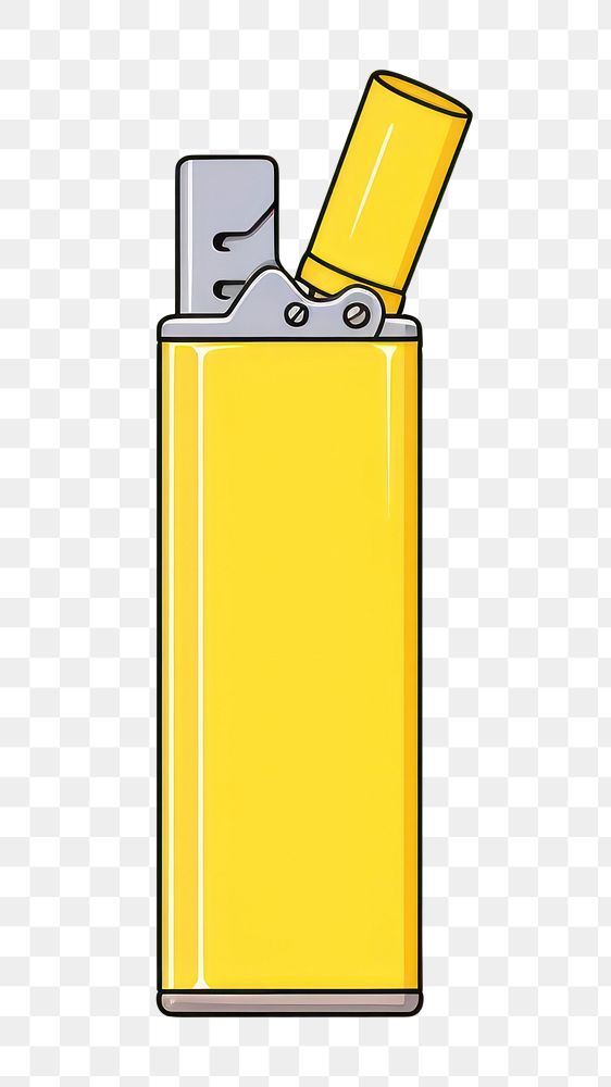 PNG Lighter yellow cigarette . AI generated Image by rawpixel.