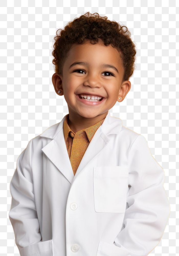 PNG  Lab gown smiling smile stethoscope. AI generated Image by rawpixel.