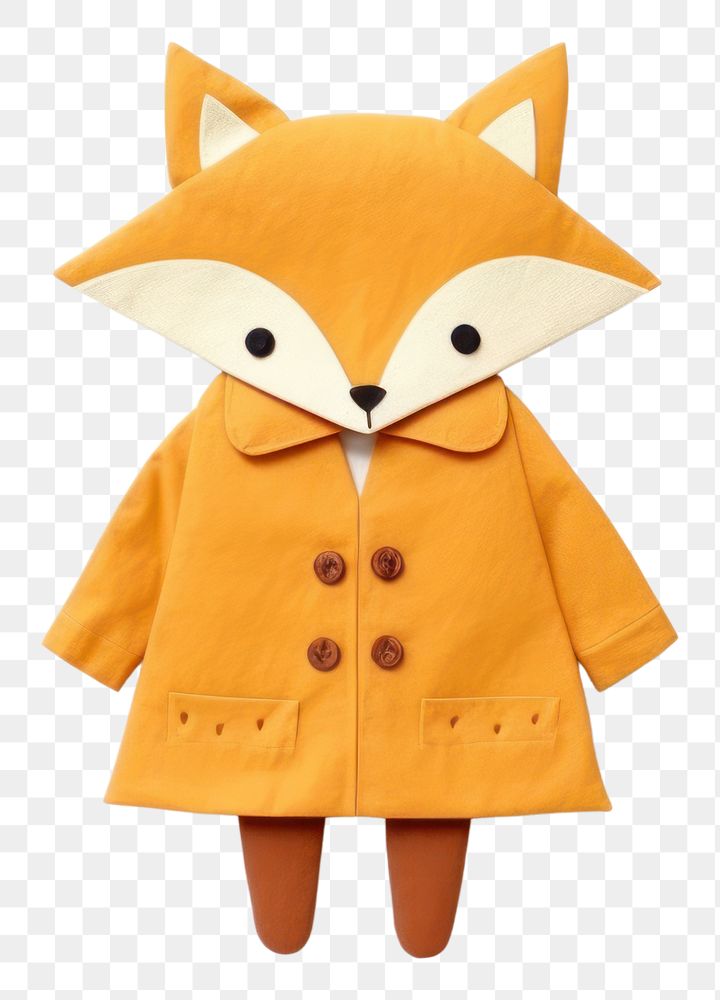 PNG  Full body of fox plush cute coat. AI generated Image by rawpixel.