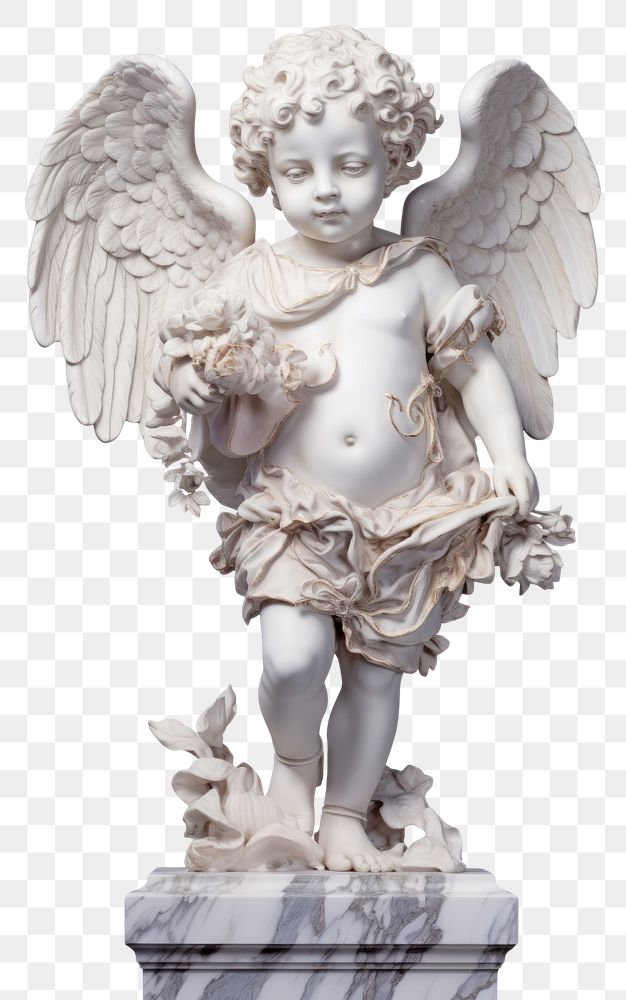 PNG The cherub little angels representation spirituality architecture. AI generated Image by rawpixel.