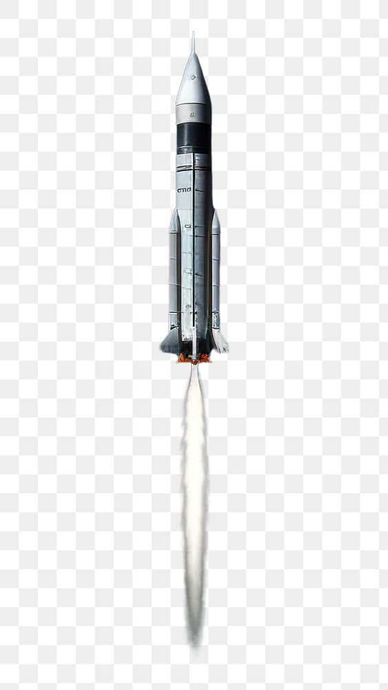 PNG Rocket missile space spacecraft. 