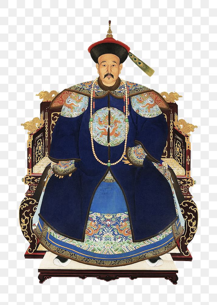 Chinese prince png on transparent background.    Remastered by rawpixel. 