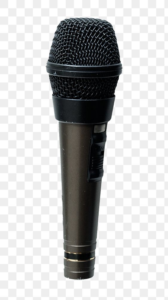 Microphone png object sticker, transparent background