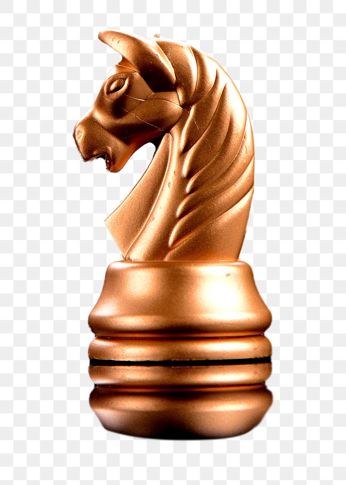 Knight chess piece png, transparent background
