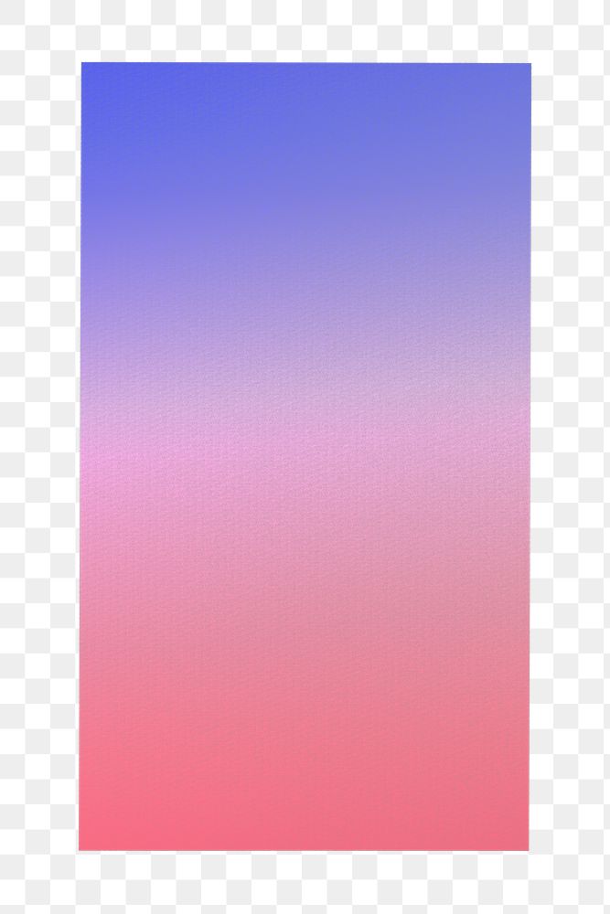 Pink gradient poster png sticker, transparent background