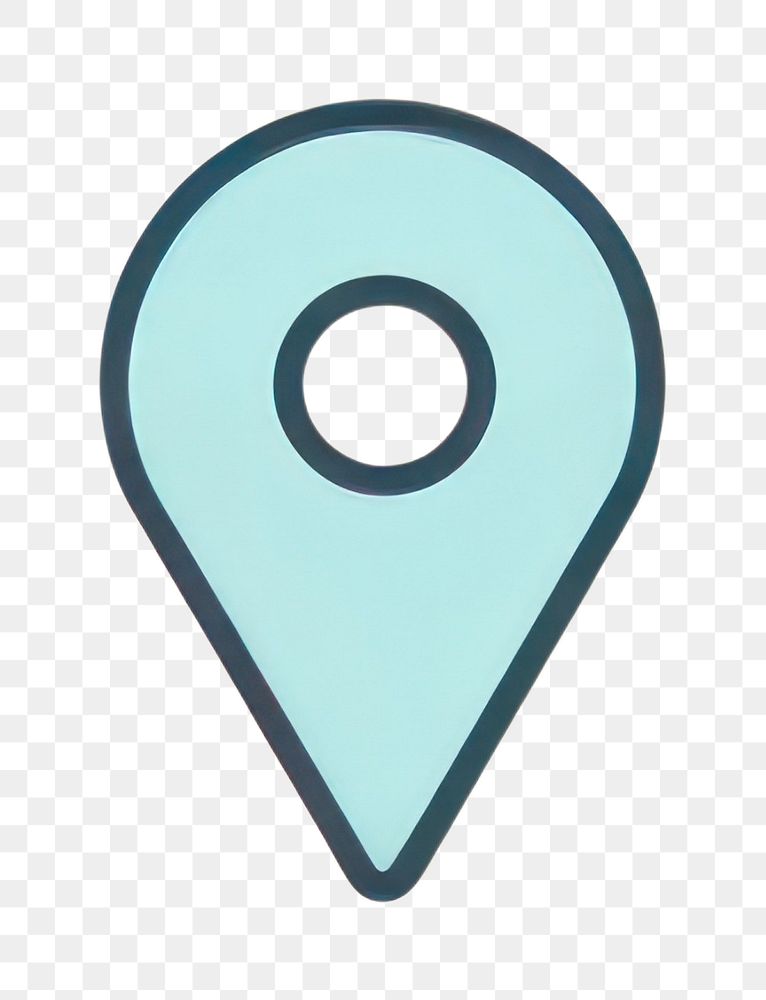 PNG Location pin symbol line text