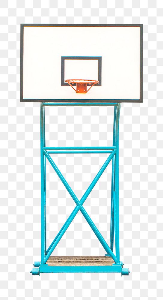 Basketball net png sticker, sport equipment image, transparent background