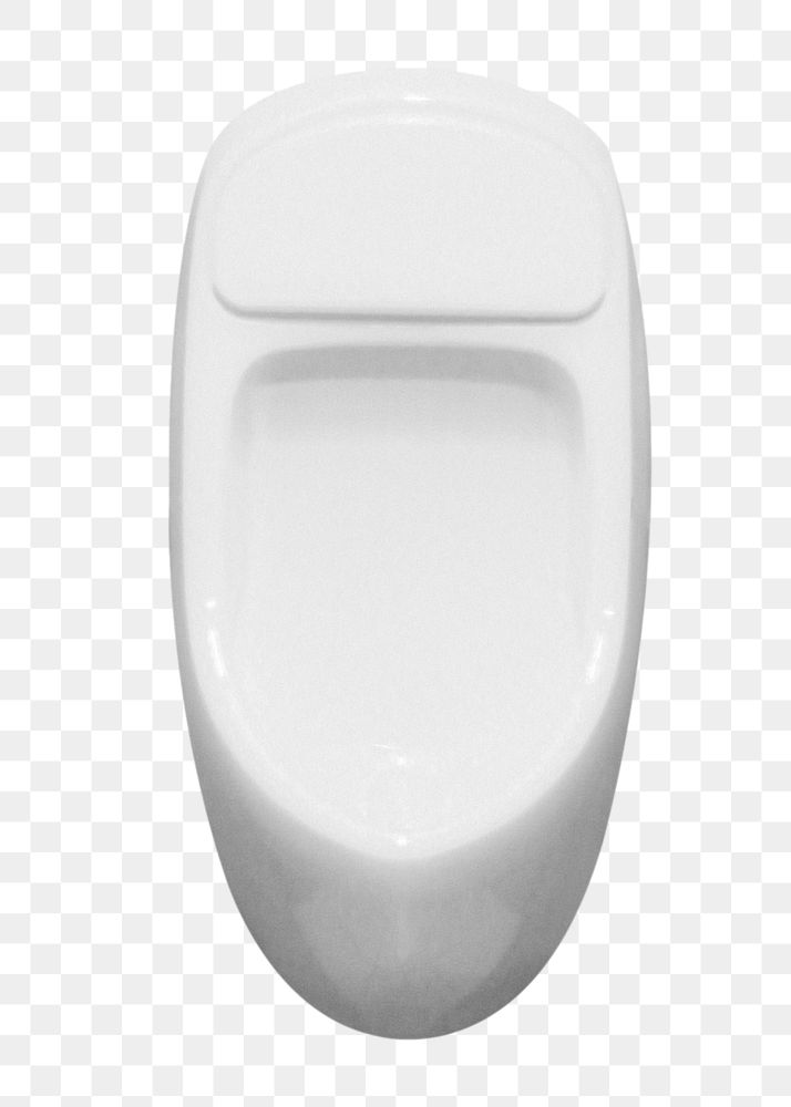 Toilet urinal png sticker, transparent background