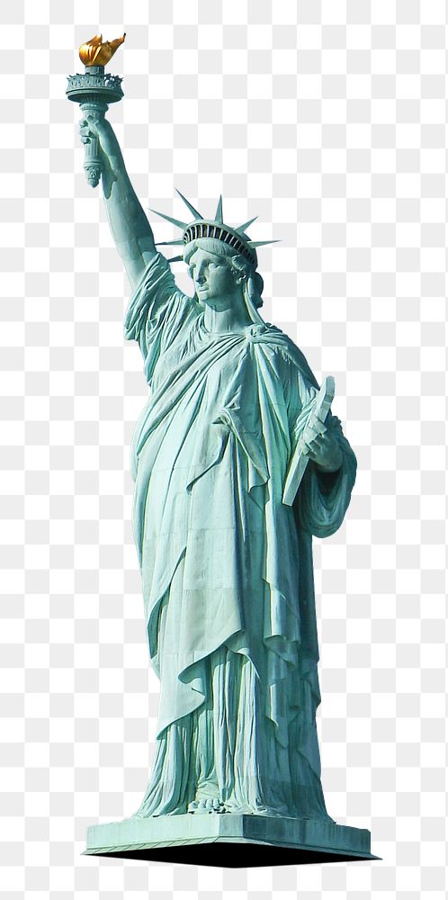 Png Statue of Liberty, collage element, transparent background