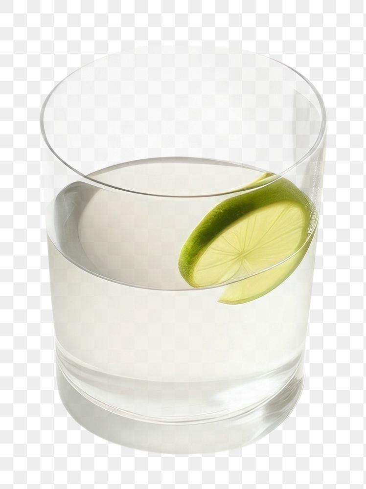 PNG Gin shadow glass white. 