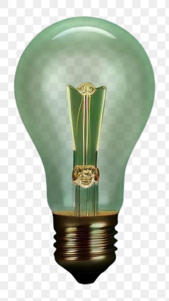 PNG Sage green background with a shining light bulb border lightbulb electricity illuminated. AI generated Image by rawpixel.
