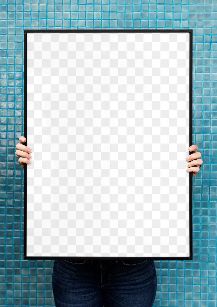 Picture frame mockup transparent png 