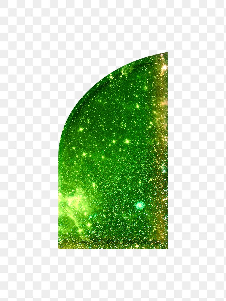 Quotation mark png galaxy effect green punctuation mark