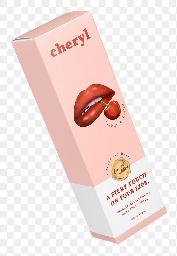 Png lipstick box mockup for cosmetic Free PNG Sticker rawpixel