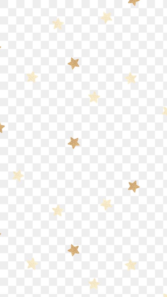 Gold star png overlay, transparent background