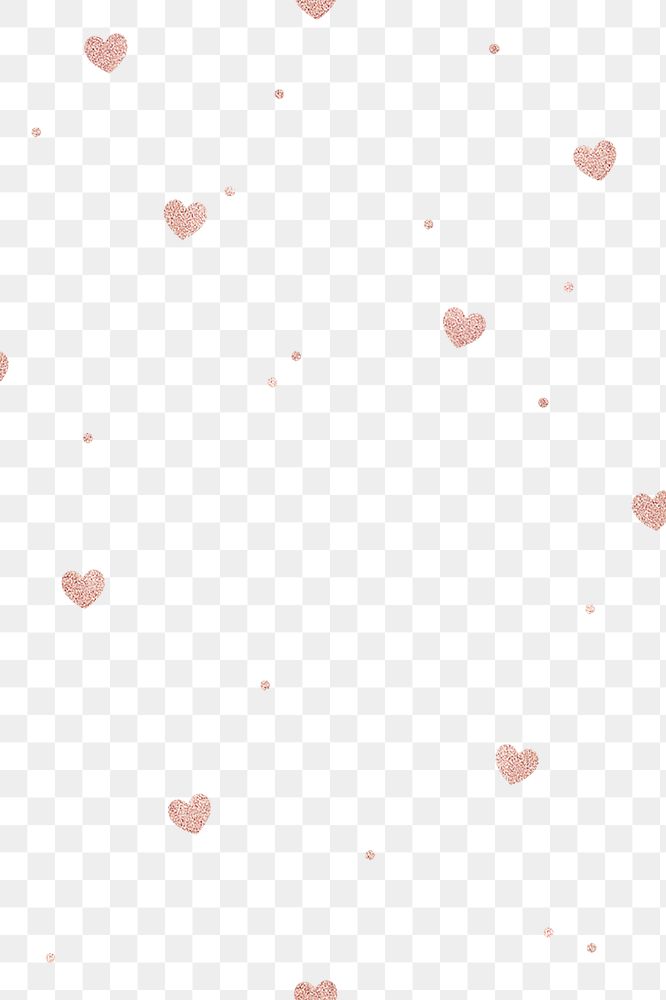 Heart png overlay, transparent background