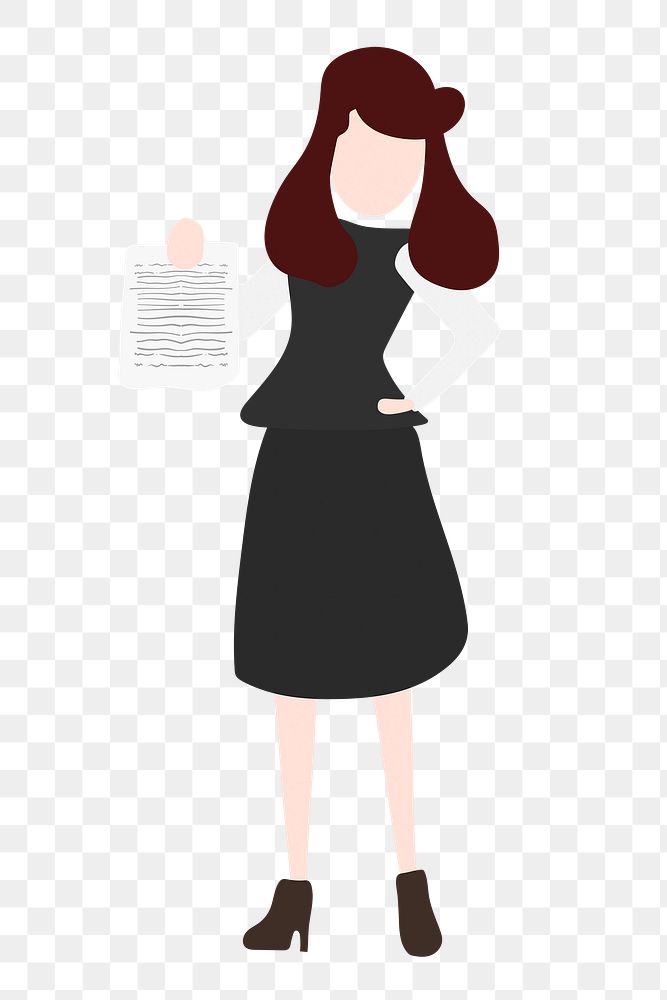 Female lawyer png clipart, job, occupation illustration