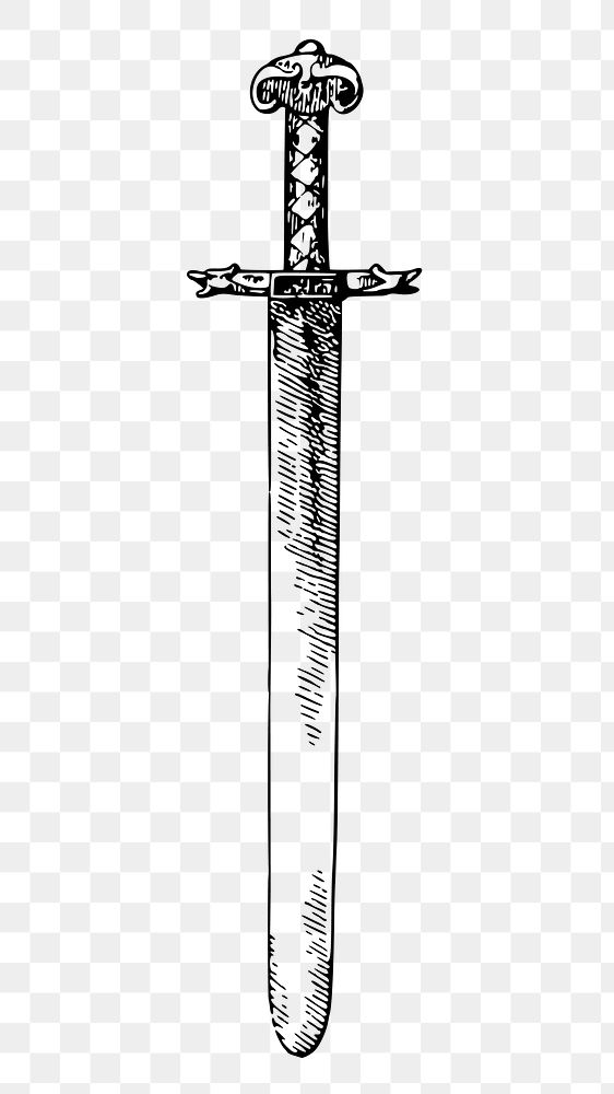 medieval swords drawing