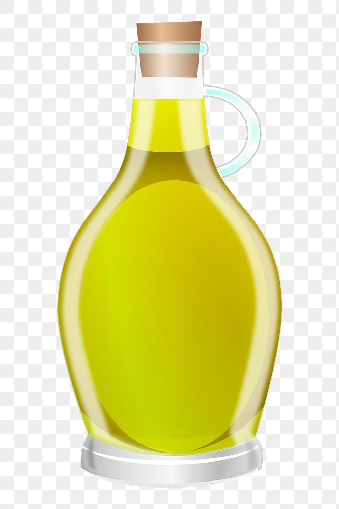 Olive oil png sticker, transparent background. Free public domain CC0 image.
