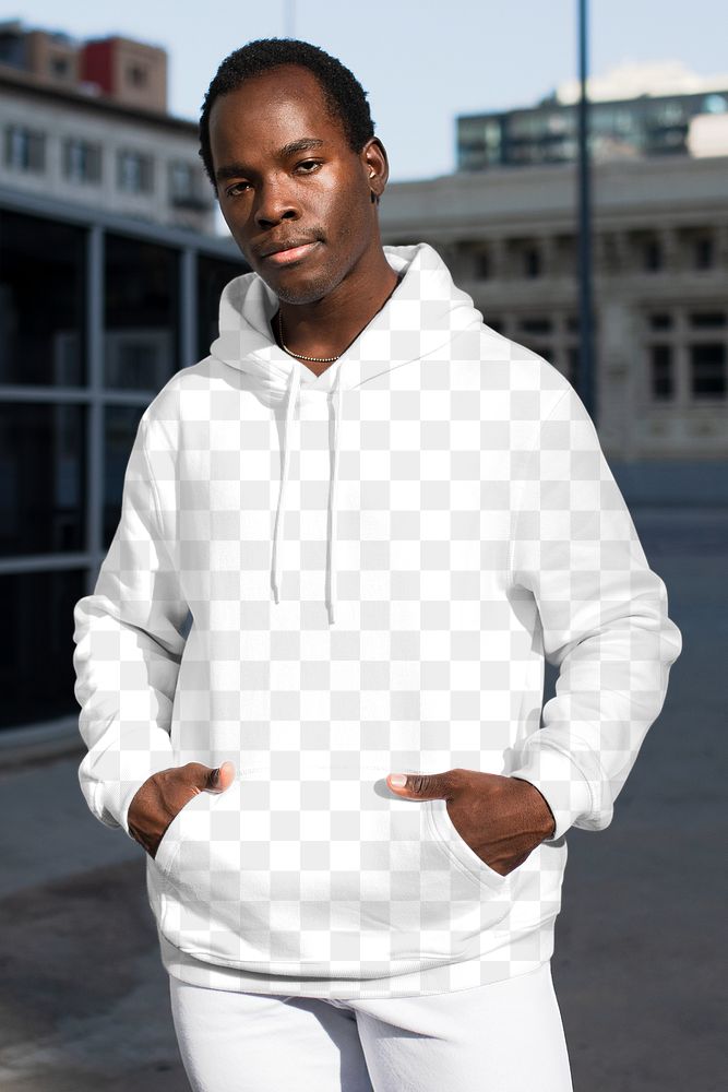 Png hoodie mockup simple fashion apparel