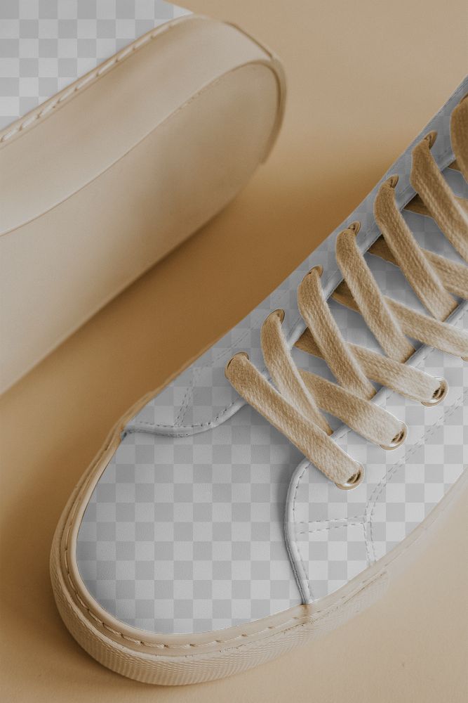 Leather sneakers png unisex shoes