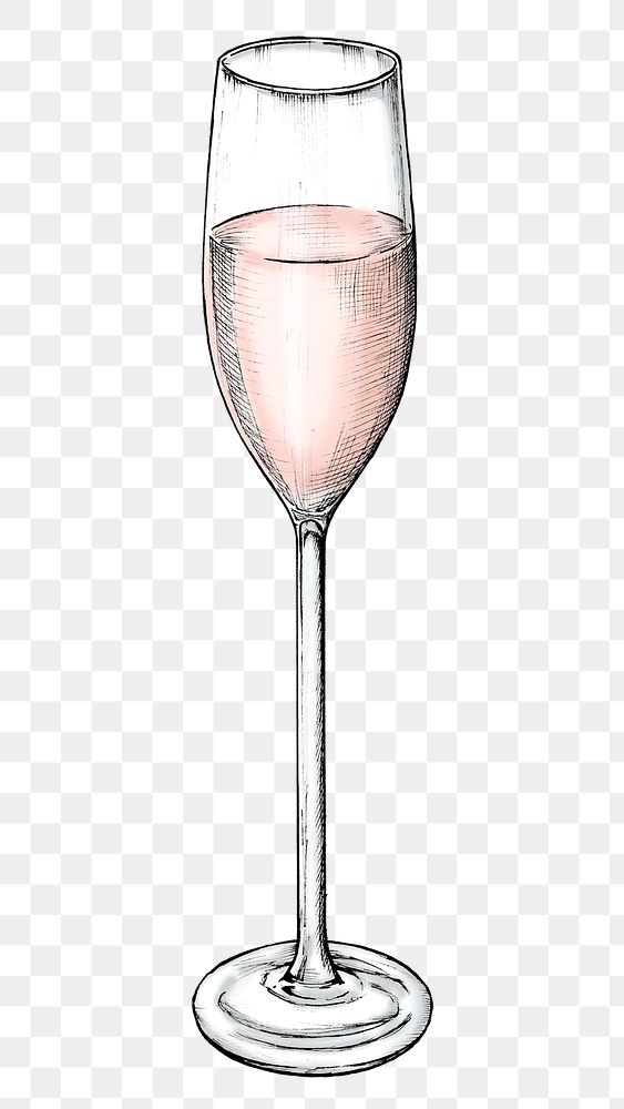 Colorful champagne isolated png transparent