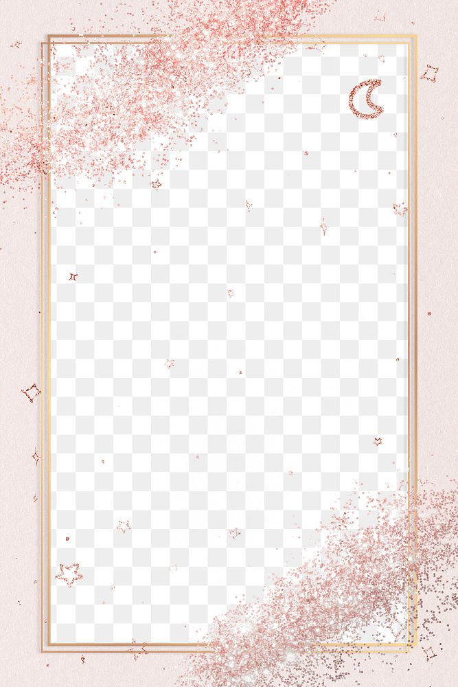Glitter frame png pink sparkly | Premium PNG - rawpixel