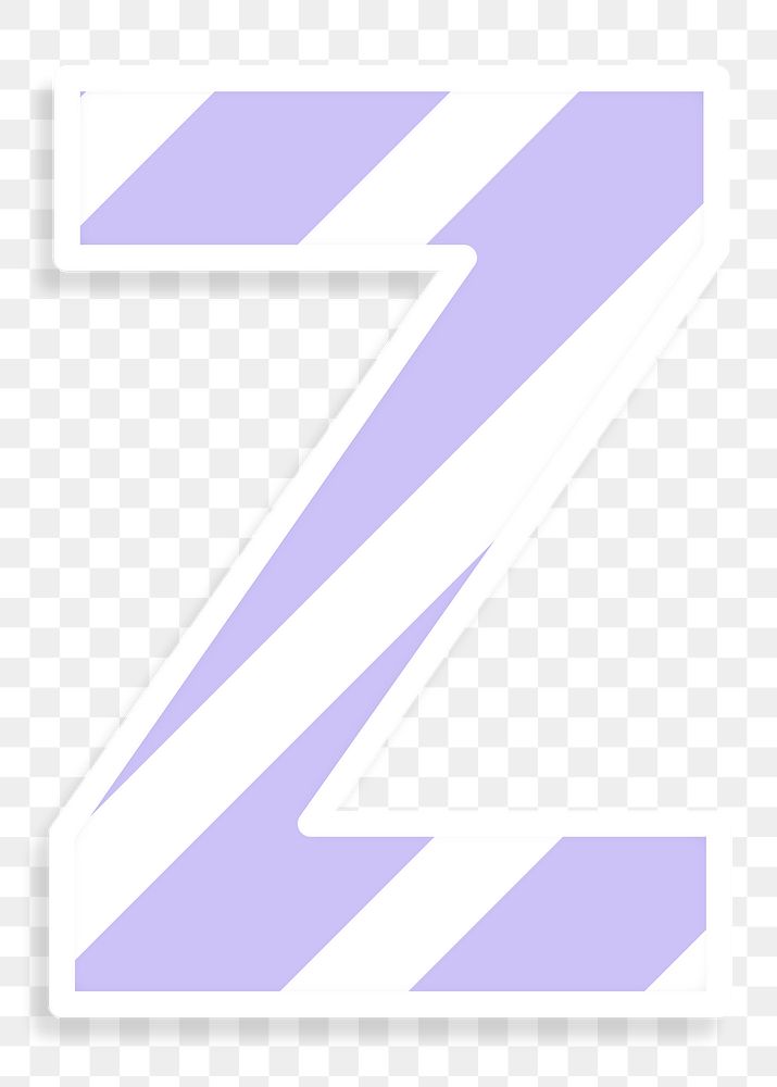 Font z capital typography png