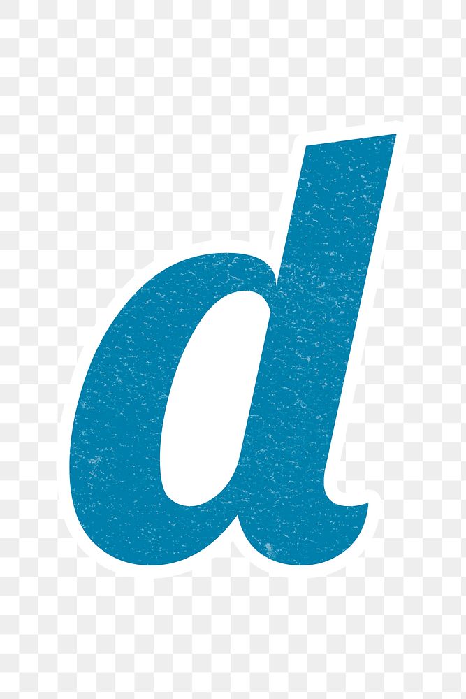 Png Letter d alphabet lettering