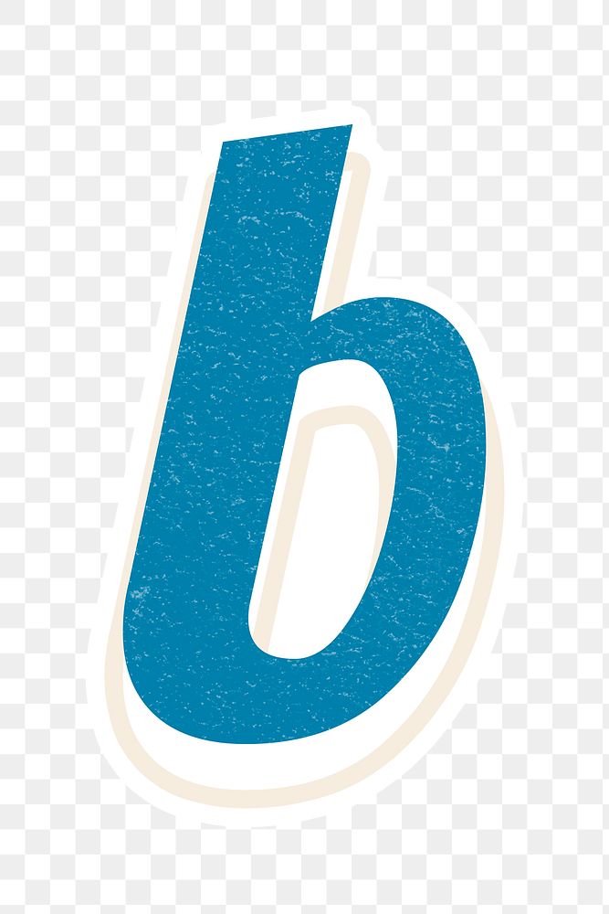 Letter b png alphabet lettering