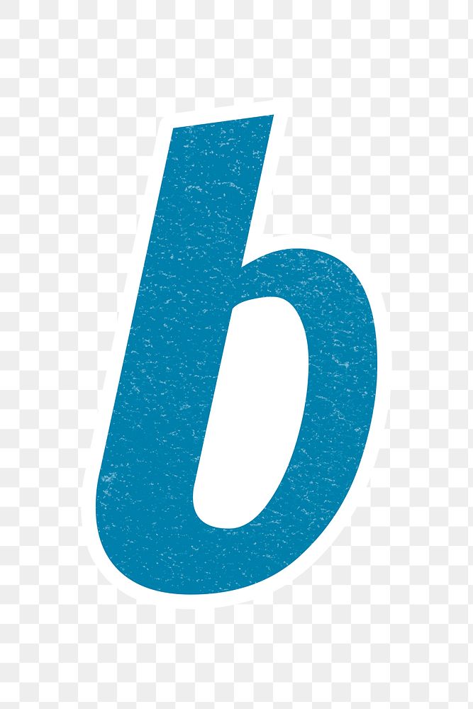 Png letter b alphabet lettering