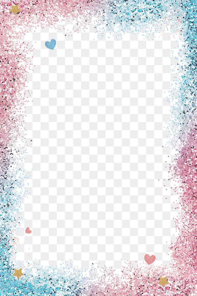 Shiny frame png gradient background