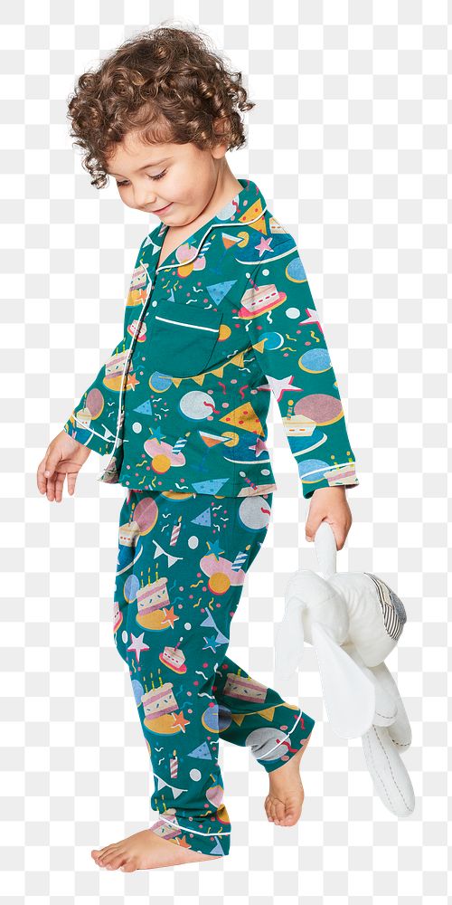 Png pajama mockup on transparent background