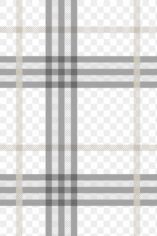 Tartan pattern png background, gray traditional design