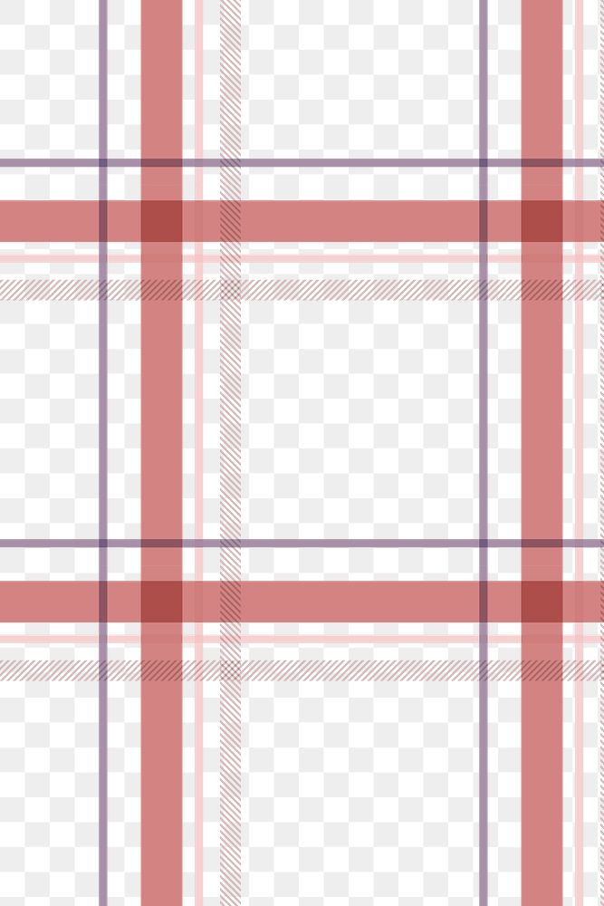 Tartan plaid background png transparent, red pattern design