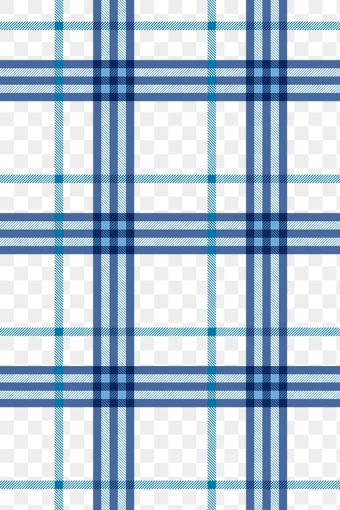 Blue plaid background png transparent, grid pattern design